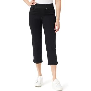 Gloria Vanderbilt Women's Shape Effect Pull on High Rise Straight Leg Capri Standard