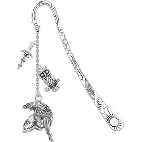 MAOFAED Greek Goddess Athena Bookmark for Book Lover Goddess of Wisdom Mythology Gift Owl of Athena Gift (Athena bm)