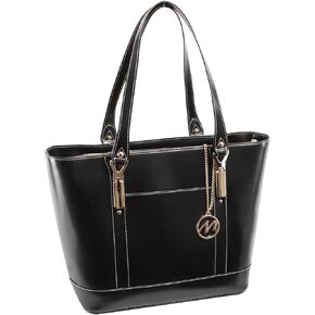 McKleinUSA Leather Ladies' Tote with Tablet Pocket, Black (4T9994) (97715)