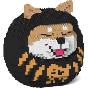 JEKCA Shiba Daruma Doll 01S-M02