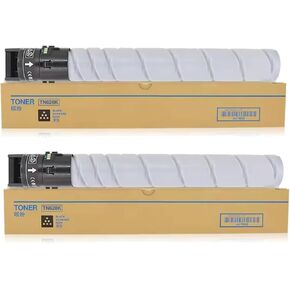 2 Pack TN-628 TN628 Black Toner Cartridge Replacements for Konica Minolta Bizhub 450i 550i 650i