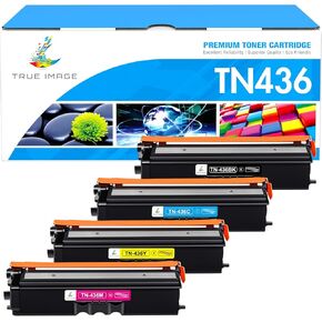 TRUE IMAGE TN436 TN-436 Toner Cartridge 4-Pack: Compatible for TN436 TN 436 TN-436 Toner Cartridge HL-L8360CDW HL-L8360CDWT HL-L9310CDW MFC-L8900CDW MFC-L9570CDW Printer