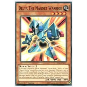 yugioh - Delta The Magnet Warrior RATE-EN097 Super Rare 1st Edition - Raging Tempest