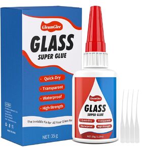 Ceramic Glue, Best Super Glue for Ceramic, Porcelain, Pottery and China Repair - Ultra Strong, Waterproof, High Temperature Resistant, Food Grade Adhesive for Mugs and Dishes, Tiles, Crafts, and More