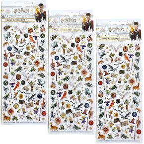 Paper House Productions Harry Potter Pack of 2 ورقة ملصقات ملصقات Micro Mini Foil للحرف اليدوية والسردة والتجميع - الكلاسيكية