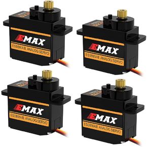 Emax Servo ES08MAII 12g Analog RC Servo for 1/24 Axial SCX24 Bronco/JLU/C10/Gladiator/Deadbolt/B17 RC Crawler Car Upgrade Parts