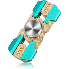Fidget Spinner,Fidget Hand Toys Focus Finger Spinning Toy for Kid and Adults,High Speed Precision Metal Material,Anti-Anxiety Stress Relief Boredom,Desk Toys Spin(Green)