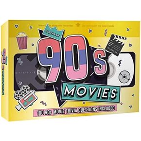 Totally 90s Movie Trivia 100 Cards Questions Game