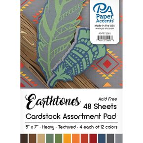 PA Paper Accents 5"x 7" Pastel Assortment 48pc Paper Accents Cardstock Pad