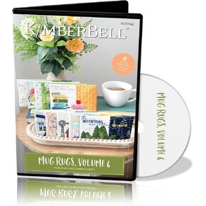 Kimberbell Mug Rugs Vol. 6 - Machine Embroidery CD, Embroidery Supplies, Quilting Embellishments