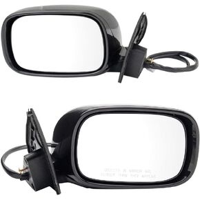 TRQ Driver & Passenger Side Mirror Set Compatible with 2001-2006 Lexus LS430 LX1320118 LX1321118