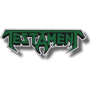 Testament Patch Badge Embroidered Iron on Applique