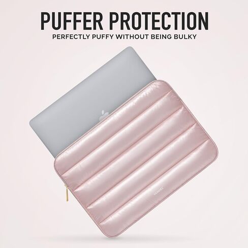 فاندل - كمبيوتر محمول منتفخ الأصلي 13-14 بوصة. كم كمبيوتر محمول وردي لامعة للنساء. Carrying Case Cover MacBook Pro 14 in ، MacBook Air 13 Inch ، iPad Pro 12.9 ، Dell ، Asus ، HP in Kuwait