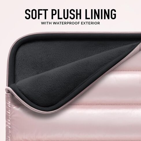 فاندل - كمبيوتر محمول منتفخ الأصلي 13-14 بوصة. كم كمبيوتر محمول وردي لامعة للنساء. Carrying Case Cover MacBook Pro 14 in ، MacBook Air 13 Inch ، iPad Pro 12.9 ، Dell ، Asus ، HP in Kuwait