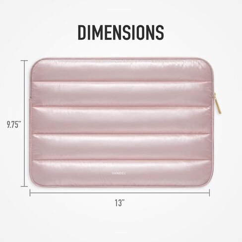 فاندل - كمبيوتر محمول منتفخ الأصلي 13-14 بوصة. كم كمبيوتر محمول وردي لامعة للنساء. Carrying Case Cover MacBook Pro 14 in ، MacBook Air 13 Inch ، iPad Pro 12.9 ، Dell ، Asus ، HP in Kuwait
