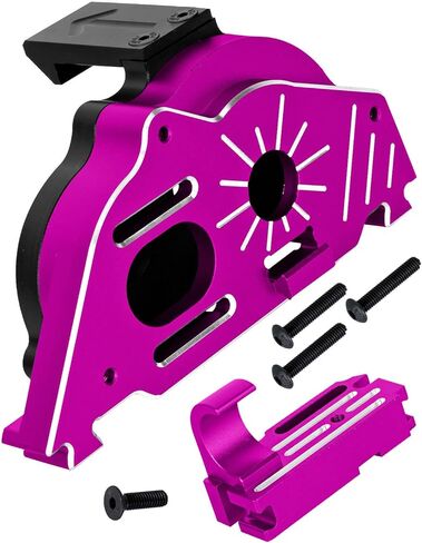 ترقيات الجزء مربع موجة تروس النقل ل 1/10 BIG ROCK 3S BLX.Senton/Granite 3S BLX (MEGA 550) ، 1/8 TYPHON 3S BLX & MEGA 550.Aluminum Motor Mount Cover Cover Box Up.pink. in Kuwait
