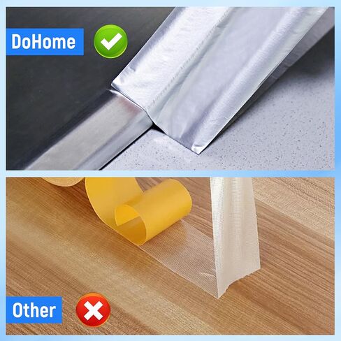 Duct Tape Heavy Duty Waterproof, Aluminum Foil Tape, Silver Insulation Adhesive Metal Tape for Duct Work, Dryer Vent, HVAC, High Temperature 2 inch *22yds （2 Pack） in Saudi Arabia