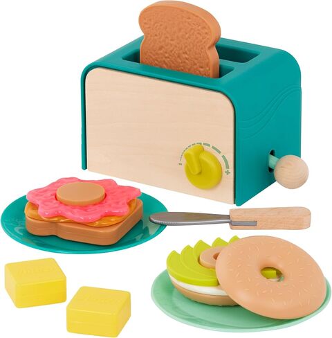 B. Toys-Play Oven Set-22 قطعة من عمليات الخبز-تزيين Cupcake تزيين-الأضواء والأصوات-3 سنوات +-Mini Chef-Bake-A-Cake Playset in Kuwait