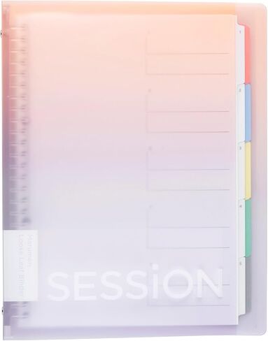 Maruman F310A-97A Loose Leaf Binder Session B5 26 Hole Gradient Lemon Soda in Kuwait
