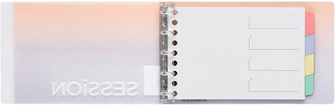 Maruman F310A-97A Loose Leaf Binder Session B5 26 Hole Gradient Lemon Soda in Kuwait