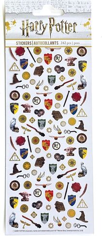 Paper House Productions Harry Potter Pack of 2 Micro Mini Foil Accent Sticker Sheets for Crafts, Scrapbooking & Collecting - Classics in Saudi Arabia