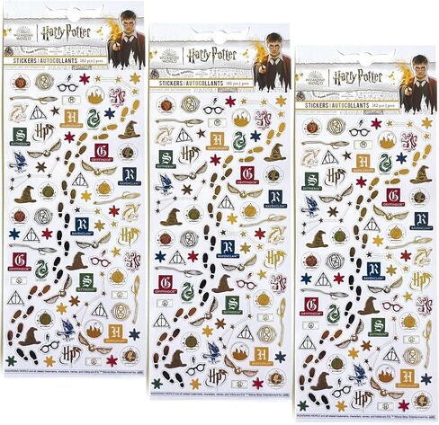Paper House Productions Harry Potter Pack of 2 Micro Mini Foil Accent Sticker Sheets for Crafts, Scrapbooking & Collecting - Classics in Saudi Arabia