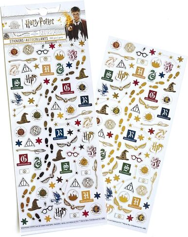 Paper House Productions Harry Potter Pack of 2 Micro Mini Foil Accent Sticker Sheets for Crafts, Scrapbooking & Collecting - Classics in Saudi Arabia