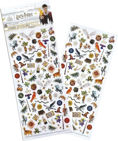 Paper House Productions Harry Potter Pack of 2 Micro Mini Foil Accent Sticker Sheets for Crafts, Scrapbooking & Collecting - Classics in Saudi Arabia