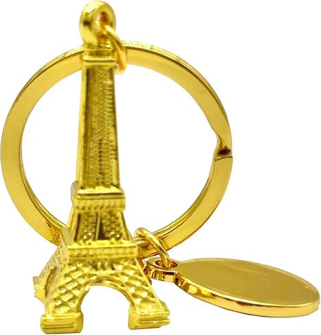 Eiffel Tower Keychain, Gold Lovely Decoration Souvenir Key Chain in Paris the Eiffel Tower Metal Keyring in Kuwait