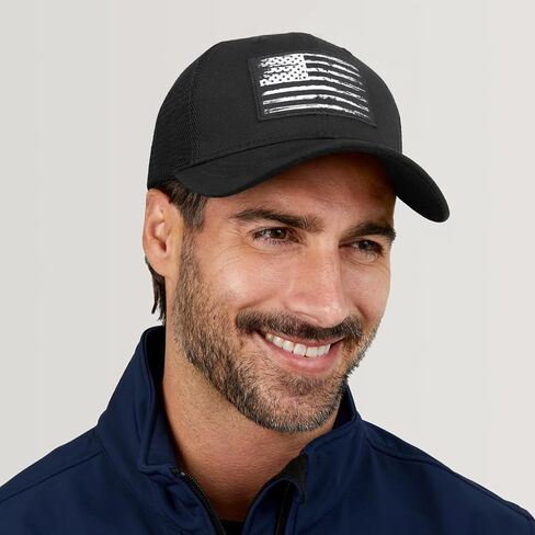 American Fish Flag Trucker Hat, Fishing Gifts for Men Women in Kuwait