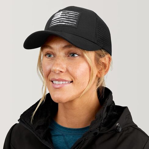 American Fish Flag Trucker Hat, Fishing Gifts for Men Women in Kuwait