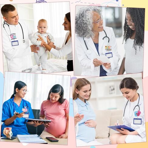 Occupational Therapy Badge Reels Retractable - Cosmisun 6 Pcs OT Floral Badge Holder with Alligator Clip ID Name Card Holder Appreciation Gifts for OT Doctor Nurse Occupational Therapy Assistant in Kuwait