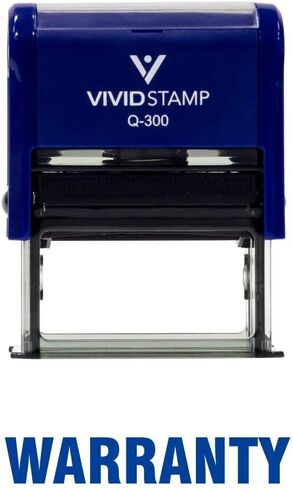 Warranty Office Self Inking Rubber Stamp (Red Ink) - X-Large in Kuwait