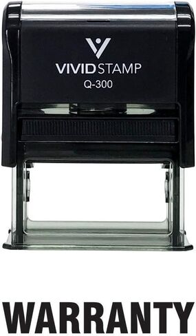 Warranty Office Self Inking Rubber Stamp (Red Ink) - X-Large in Kuwait