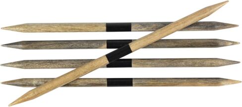 Lykke Driftwood 8 بوصة إبر حياكة مدببة مزدوجة ، مجموعة من 5 (الولايات المتحدة 8 / 5mm) in Kuwait