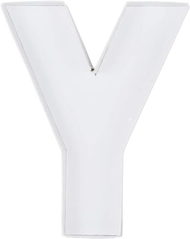 8" Small Fillable Cardboard Letter Shaped Paper Mache Cutouts(White, H) in Saudi Arabia