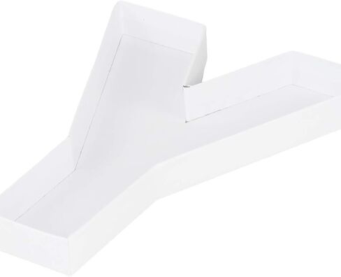 8" Small Fillable Cardboard Letter Shaped Paper Mache Cutouts(White, H) in Saudi Arabia