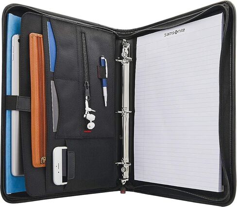 Samsonite Xenon Business 3 Ring Portfolio, Black, One Size in Saudi Arabia