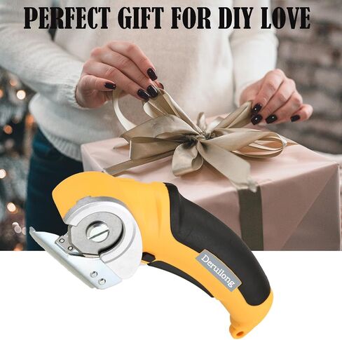 Cordless Electric Scissors,4.2V Cardboard Cutter Multi-Cutting Tools with a Replacement Blade/Charger, Carpet, Cardboard Cutter, Rotary Fabric Cutter with Safety Lock and Storage Box in Kuwait