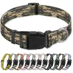 Dog Collar, Cute Puppy Collar, Funny Pet Collar, Adjustable Soft Dog Collars for Large Dogs Cute Skull Stars