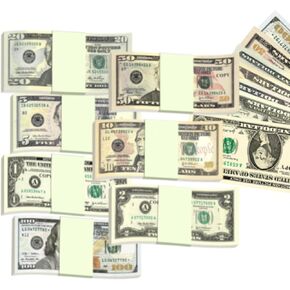 Wowok 420 Pcs Play Money Prop Money for Kids, Education Learning Toy, Develop Early Math Skills,Pretend Money Perfect for Movie, Videos, Music