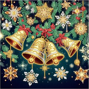 MVVMTOP Christmas Diamond Painting Kit, 5D DIY Polar Bear, Special Shape Crystal Artificial Diamond Partial Mosaic Handicraft, Wall Decor Art for Bedroom, Office, Living Room, Christmas Gift