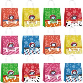 Kamisato Ayato 24Pcs Cartoon Party Favor Bags Goodie Gift Bags for Kids Boys Girls Watermelon Birthday Party Supplies Decorations