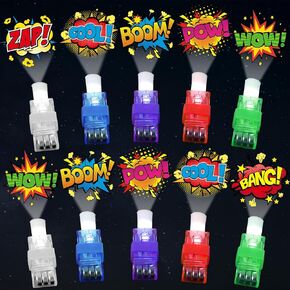 36 PCS Dinosaur Party Favors Dinosaur Birthday LED Light Up Finger Lights Glow in the Dark Dinosaur Party Bulk for Goodie Treat Bags Christmas Stuffers Dino Theme Birthday Party Supplies
