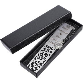 Retirement Gift for Women Funny Teacher Retirement Gift Friendship Gift Cool Bookmark Metal Happy Retirement Enjoy The Next Chapter Coworker Employee Leader Friends Nurse Going Away Gifts
