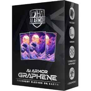 Graphene Series (Great Purple Wave) - 105ct Textured Matte TCG/MTG Art Sleeves