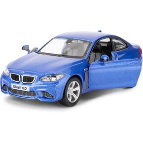 1:36 BMW M2 Toy Car, Diecast Pull Back Model Car, Collection Kids Toy for Aged 3 and up, Gift White