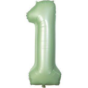 Birthday Number 1 Balloons,40 inch Large Number Balloons for Graduation Wedding Anniversary Celebration Party Decorations (Cream)