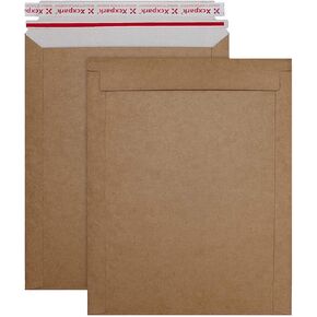 25 Pack Rigid Mailers, 9.5x12.5 inches Self Seal Photo Document Mailers Premium Cardboard Keep Flat Envelopes for Photos Pictures Papers Files CD