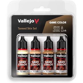 Vallejo Game Color Set 72380 Tanned Skin Set (4x18ml)